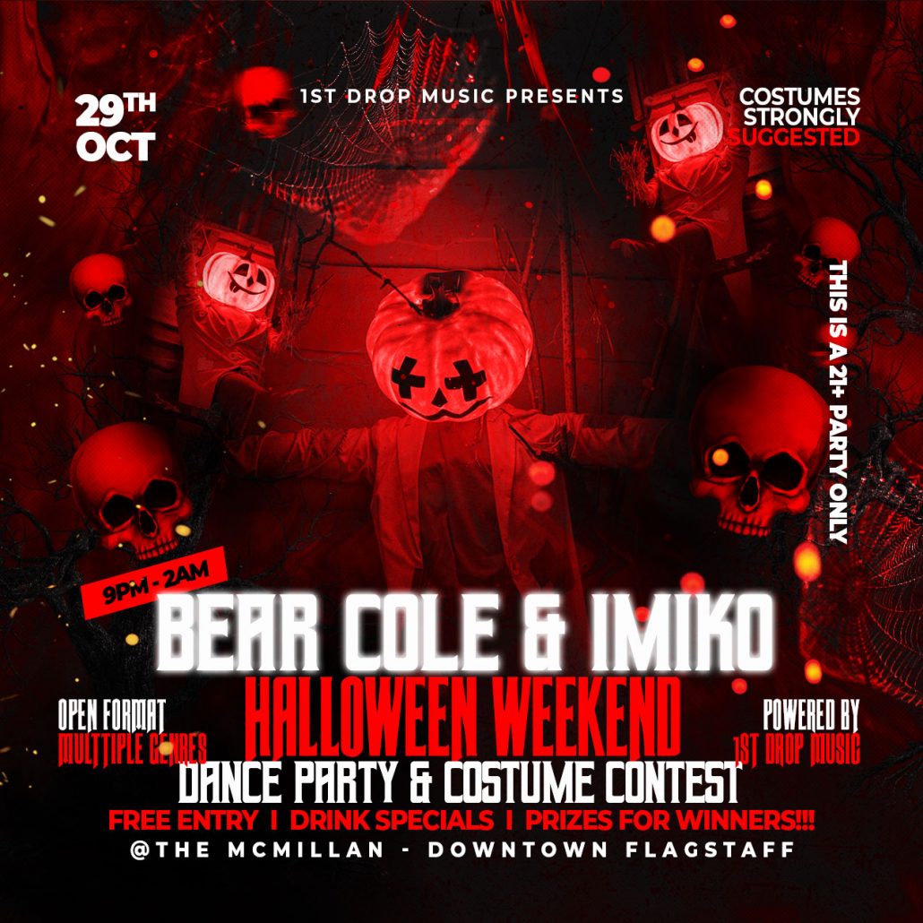 Halloween-Party-Bear-Cole-&-IMIKO-at-the-McMILLAN