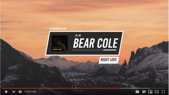 Night Love Video by Bear Cole